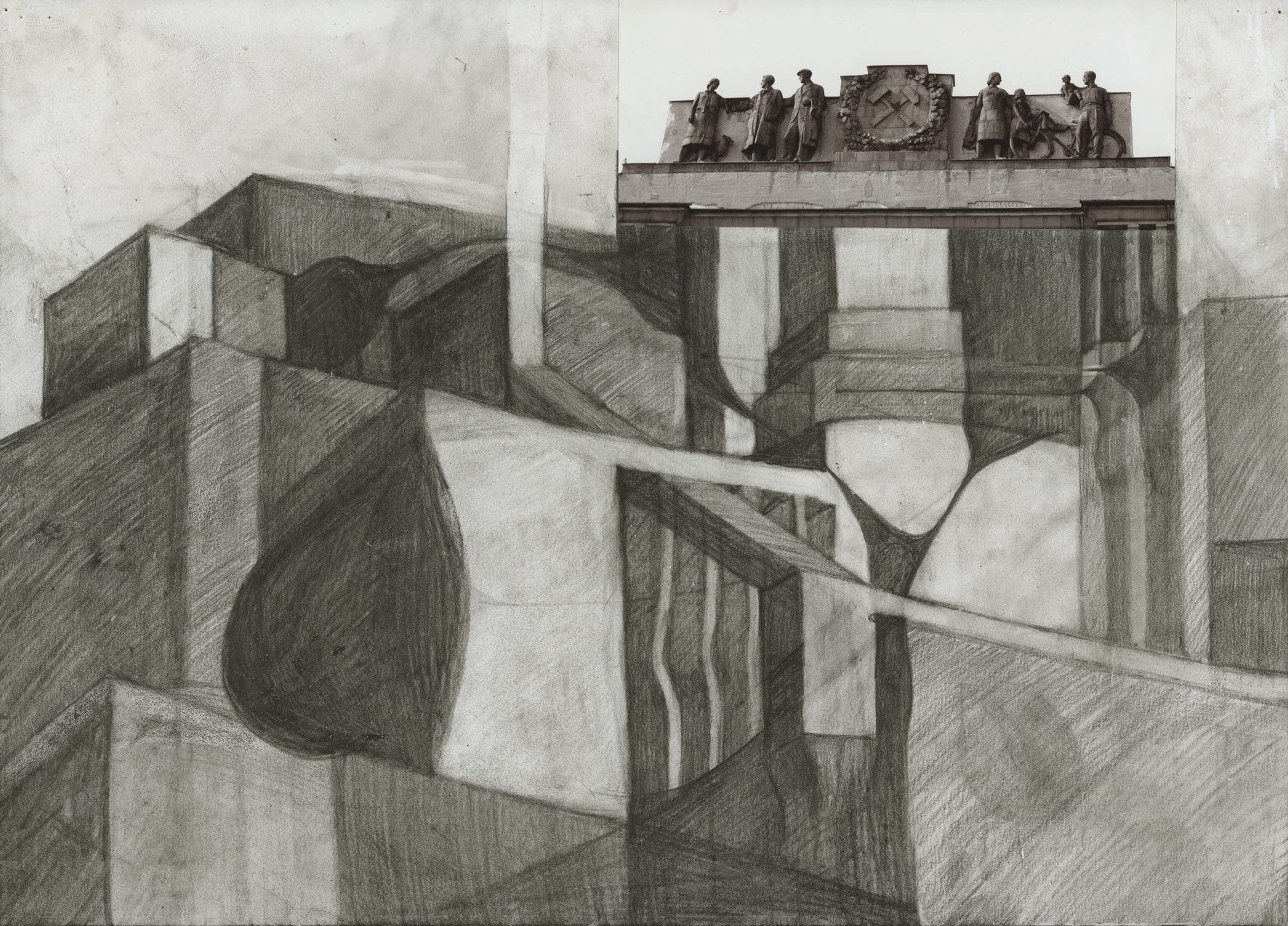 The Problem Of This Neighborhood | Pencil on paper | 36x50cm