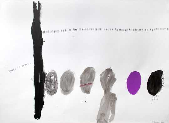 105x75 cm, ink, aquarelle, gouache, pencil, stamp on paper